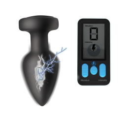 Zeus Electrosex E-Stim Pro Silicone Vibrating Anal Plug with Remote