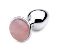 Booty Sparks Gemstones Rose Quartz Gem Anal Plug Small - cena, srovnání