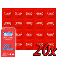 Durex Feel Thin XL 20ks - cena, srovnání