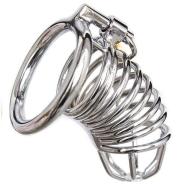 Ohmama Fetish Metal Chastity Lockable Cock Cage Size S - cena, srovnání