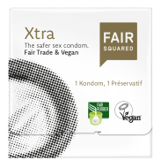 Fair Squared Xtra Fair Trade Vegan Condoms 1ks - cena, srovnání