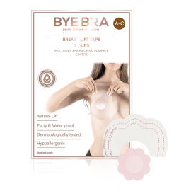 Bye Bra Breast Lift & Silk Nipple Covers A-C