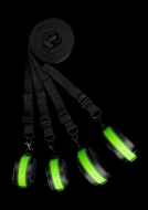 Ouch! Glow in the Dark Bed Bindings Restraint Kit - cena, srovnání
