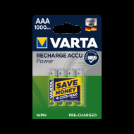 Varta Recharge Accu AAA 1000mAh 4ks - cena, srovnání