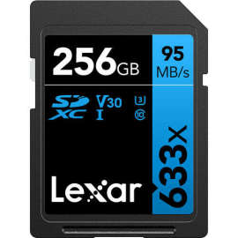 Lexar SDXC 633x Professional UHS-I 256GB