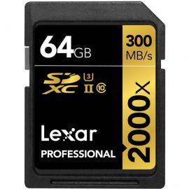 Lexar SDXC Professional 2000x UHS-II U3 64GB