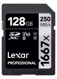 Lexar SDXC Professional 1667x UHS-II U3 128GB