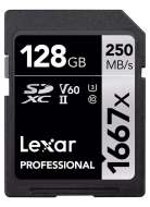 Lexar SDXC Professional 1667x UHS-II U3 128GB - cena, srovnání