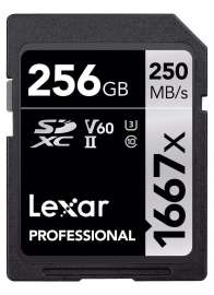 Lexar SDXC Professional 1667x UHS-II U3 256GB