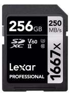 Lexar SDXC Professional 1667x UHS-II U3 256GB - cena, srovnání