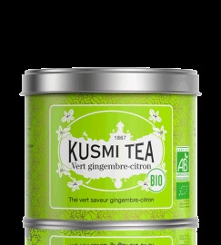 Kusmi Tea Organic Green Ginger Lemon 100g