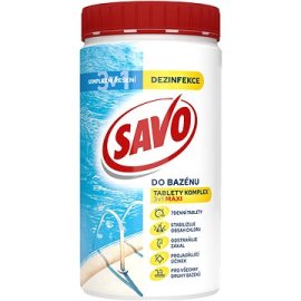Bochemie SAVO do bazénu Chlórové tablety MAXI komplex 1,2kg