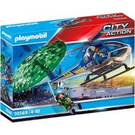 Playmobil 70569 Policajný vrtuľník: Prenasledovanie padáka - cena, srovnání