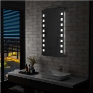 Shumee Kúpeľňové nástenné zrkadlo s osvetlením LED 60 x 100 cm - cena, srovnání