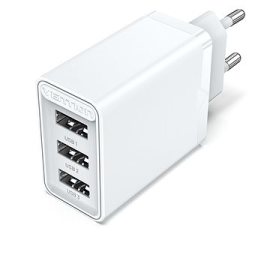 Vention 3-port USB Wall Charger 12W
