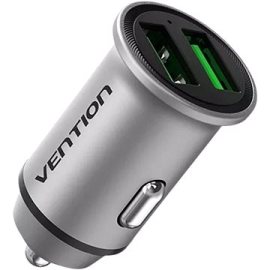 Vention Two-Port USB A+A (18/18) Car Charger