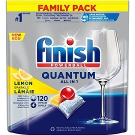 Reckitt Benckiser Finish Quantum All in 1 Lemon Sparkle 120ks