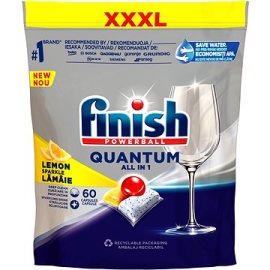 Reckitt Benckiser Finish Quantum All in 1 Lemon Sparkle 60ks