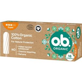 Johnson & Johnson OB Organic Super 16ks