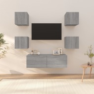 vidaXL Nástenná TV skrinka sivá sonoma spracované drevo - cena, srovnání