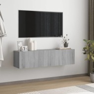 vidaXL TV nástenná skrinka sivá sonoma 120x30x30 cm spracované drevo - cena, srovnání