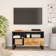 vidaXL TV skrinka 80x33x46 cm masívny mangovník a spracované drevo - cena, srovnání