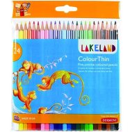 Derwent Lakeland ColourThin, šesťhranné 24 farieb - cena, srovnání