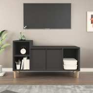 vidaXL TV skrinka čierna 100x35x55 cm spracované drevo - cena, srovnání