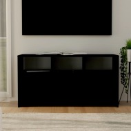 vidaXL TV skrinka čierna 102x37,5x52,5 cm drevotrieska - cena, srovnání