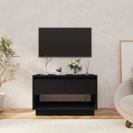 vidaXL TV skrinka čierna 70x41x44 cm drevotrieska - cena, srovnání