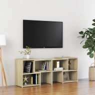 vidaXL TV skrinka dub sonoma 104x30x52 cm drevotrieska - cena, srovnání