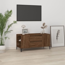 vidaXL TV skrinka hnedý dub 102x44,5x50 cm spracované drevo