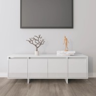 vidaXL TV skrinka lesklá biela 120x30x40,5 cm drevotrieska - cena, srovnání