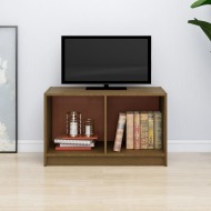 vidaXL TV skrinka medovo-hnedá 70x33x42 cm masívne borovicové drevo - cena, srovnání