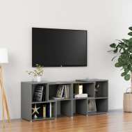 vidaXL TV skrinka sivá 104x30x52 cm drevotrieska - cena, srovnání