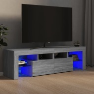 vidaXL TV skrinka s LED svetlami sivá sonoma 140 x 36,5 x 40 cm - cena, srovnání