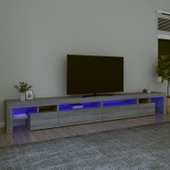 vidaXL TV skrinka s LED svetlami sivá sonoma 290x36,5x40 cm - cena, srovnání
