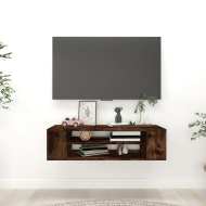 vidaXL Závesná TV skrinka dymový dub 100x30x26,5 cm spracované drevo - cena, srovnání