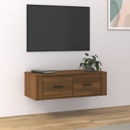 vidaXL Závesná TV skrinka hnedý dub 80x36x25 cm spracované drevo - cena, srovnání