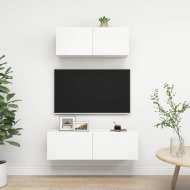 vidaXL 2-dielna súprava TV skriniek biela drevotrieska - cena, srovnání