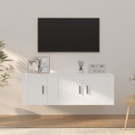 vidaXL 2-dielna súprava TV skriniek biela kompozitné drevo - cena, srovnání