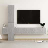 vidaXL 5-dielna súprava TV skriniek betónovo-sivá drevotrieska - cena, srovnání