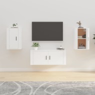 vidaXL Nástenné TV skrinky 2 ks biele 40x34,5x60 cm - cena, srovnání