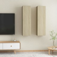 vidaXL TV skrinky 2 ks farba dubu sonoma 30,5x30x110 cm drevotrieska - cena, srovnání