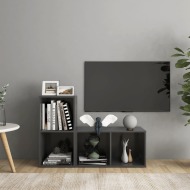 vidaXL TV skrinky 2 ks sivé 72x35x36,5 cm drevotrieska - cena, srovnání