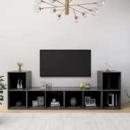 vidaXL TV skrinky 4 ks sivé 72x35x36,5 cm drevotrieska - cena, srovnání