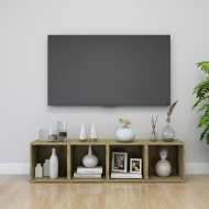 vidaXL TV skrinky 4 ks sonoma dub 37x35x37 cm drevotrieska - cena, srovnání