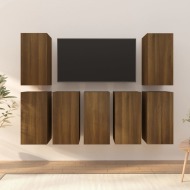 vidaXL TV skrinky 7 ks hnedý dub 30,5x30x60 cm spracované drevo - cena, srovnání