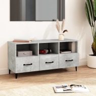 vidaXL TV stolík betónovo sivý 102x35x50 cm spracované drevo - cena, srovnání