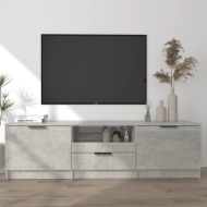 vidaXL TV stolík betónový sivý 140x35x40 cm spracované drevo - cena, srovnání